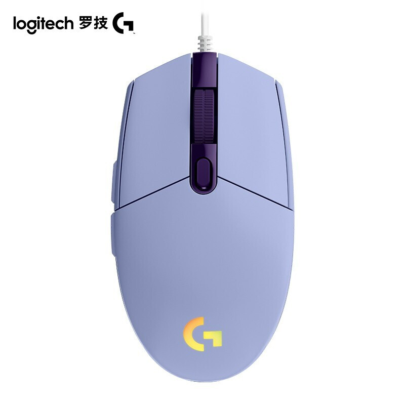 罗技 LOGITECH G102 有线鼠标 二代 紫色 计价单位:个