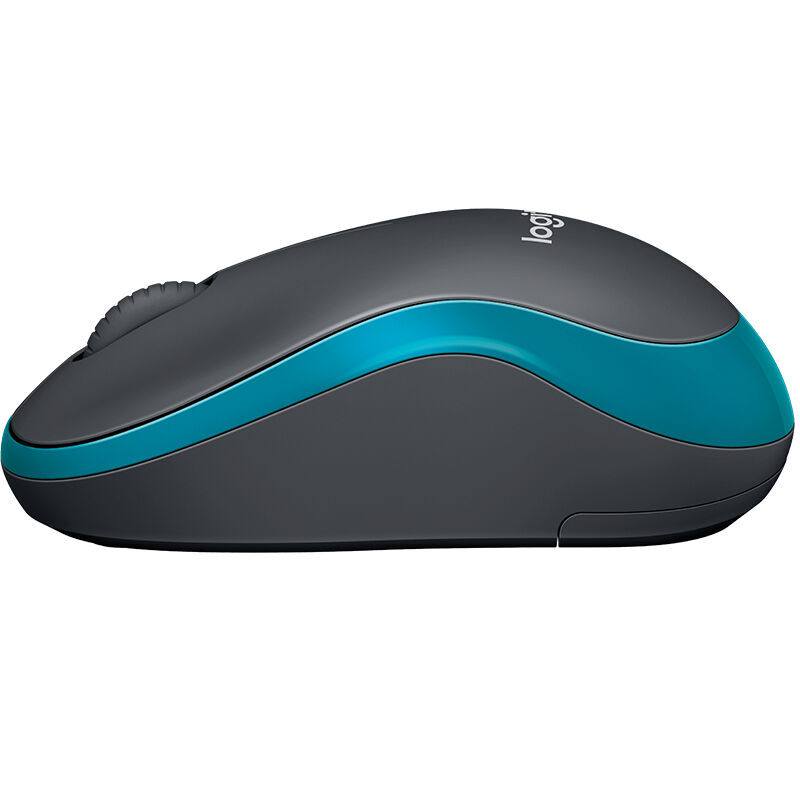 罗技 LOGITECH M186 无线鼠标 蓝色 计价单位:个