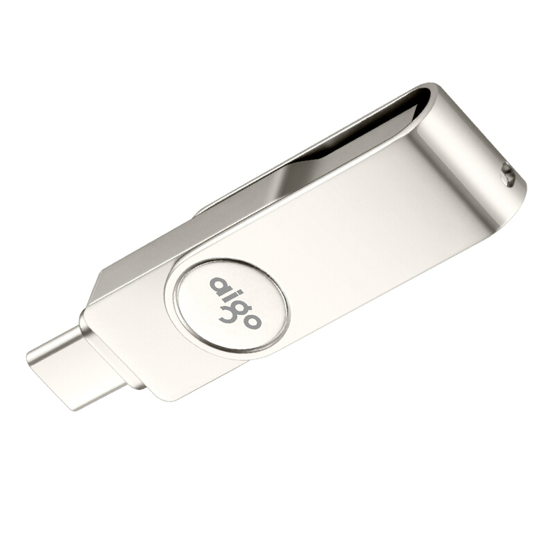 爱国者 aigo U356 手机U盘 128G BType-C USB3.2 银色 计价单位:个