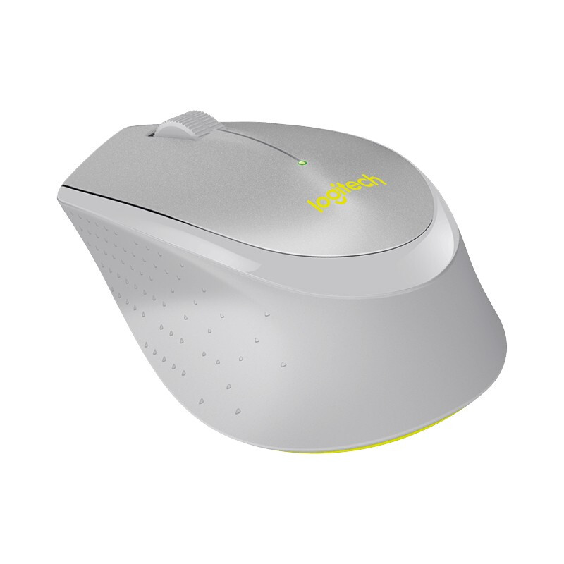 罗技 LOGITECH M330 无线静音鼠标 USB接口 灰色 计价单位:个