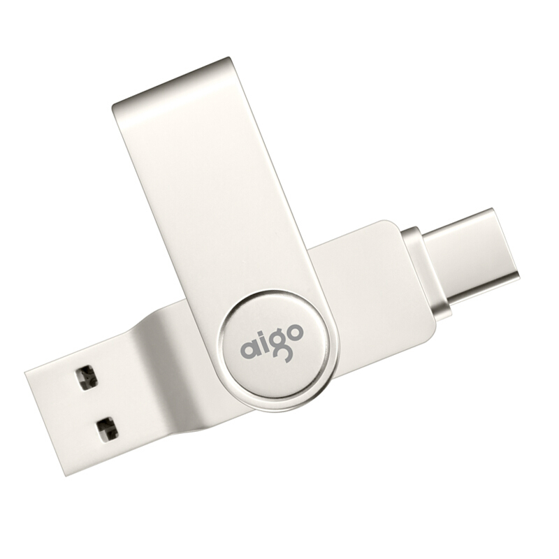 爱国者 aigo U356 手机U盘 128G BType-C USB3.2 银色 计价单位:个