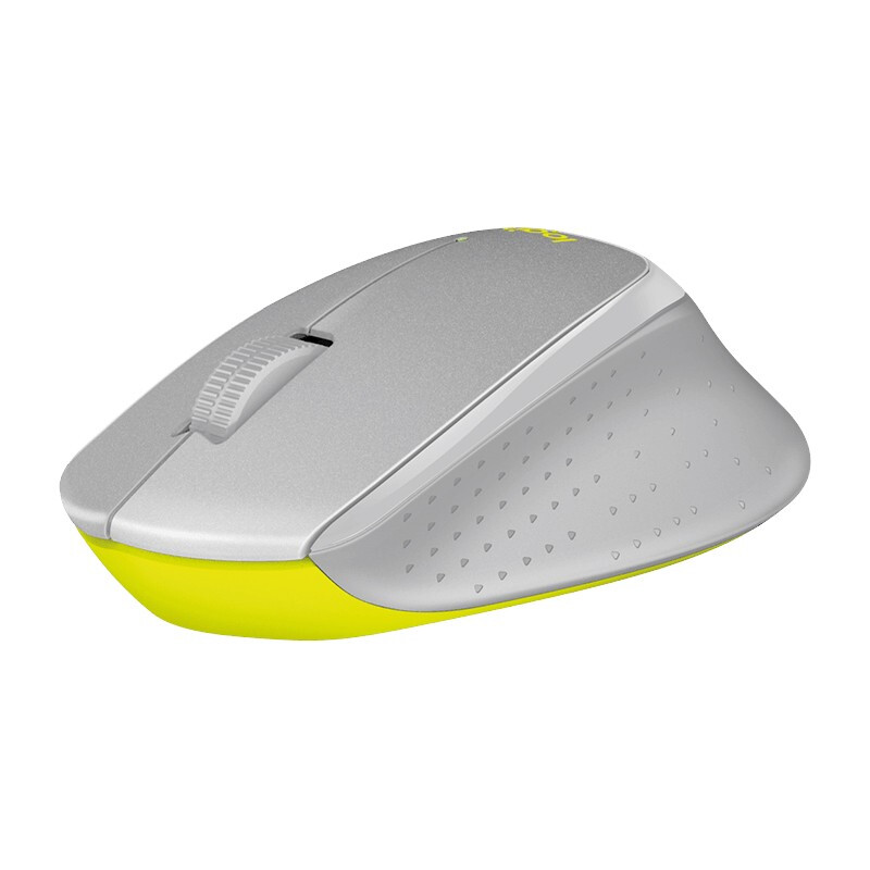 罗技 LOGITECH M330 无线静音鼠标 USB接口 灰色 计价单位:个