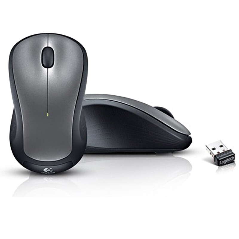 罗技 LOGITECH M320 无线鼠标 灰色 计价单位:个