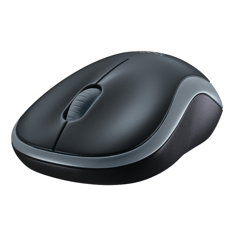 罗技 LOGITECH M186 无线鼠标 灰黑色 计价单位:个
