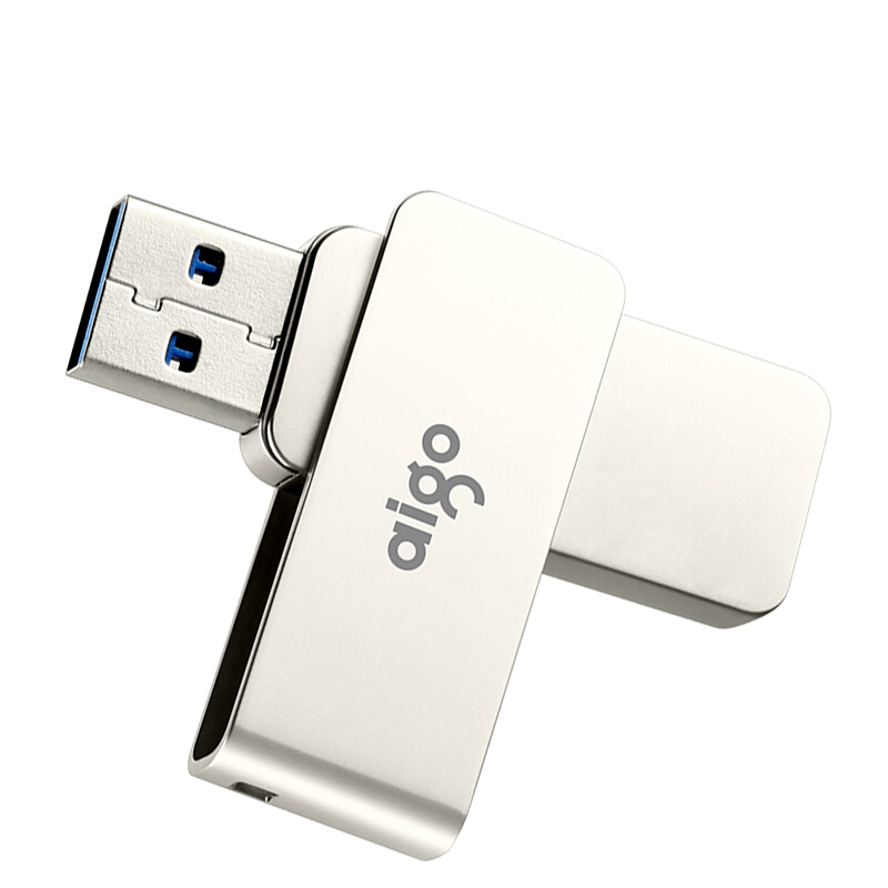 爱国者 aigo U330 U盘 USB3.2 高速 32G 银色 计价单位:个