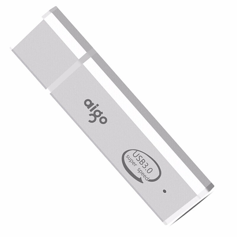 爱国者 aigo U320 U盘 64GB USB3.2 商务款  银色 金属机身 LED工作指示灯  电脑办公防水U盘 计价单位:个