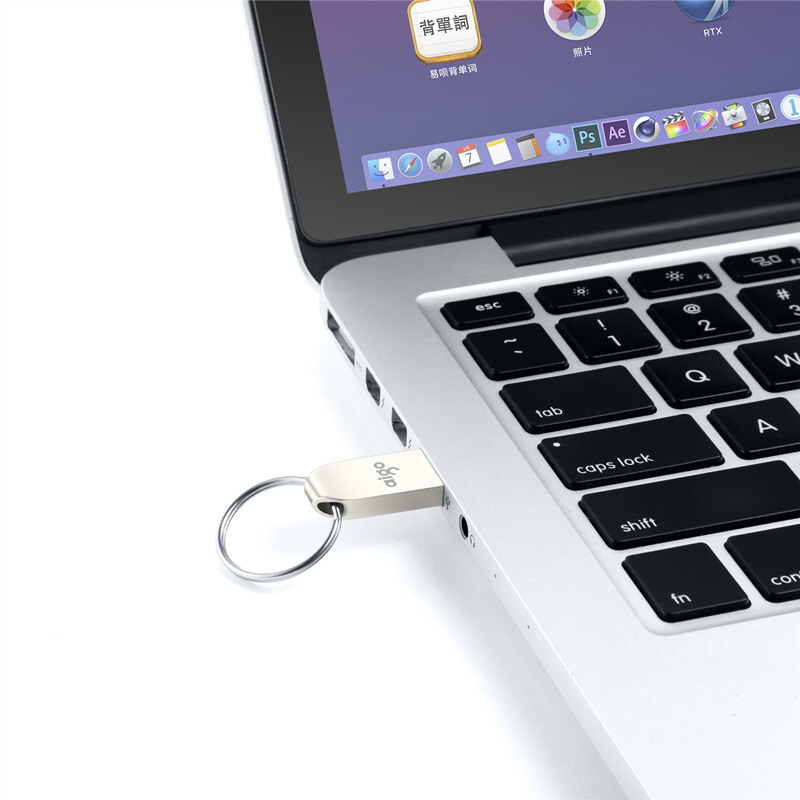 爱国者 aigo U268 U盘 64GB USB2.0 迷你款 银色 计价单位:个