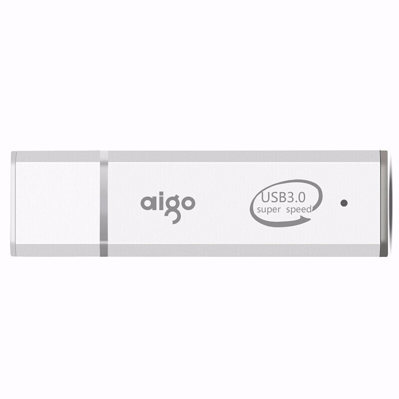 爱国者 aigo U320 U盘 64GB USB3.2 商务款  银色 金属机身 LED工作指示灯  电脑办公防水U盘 计价单位:个
