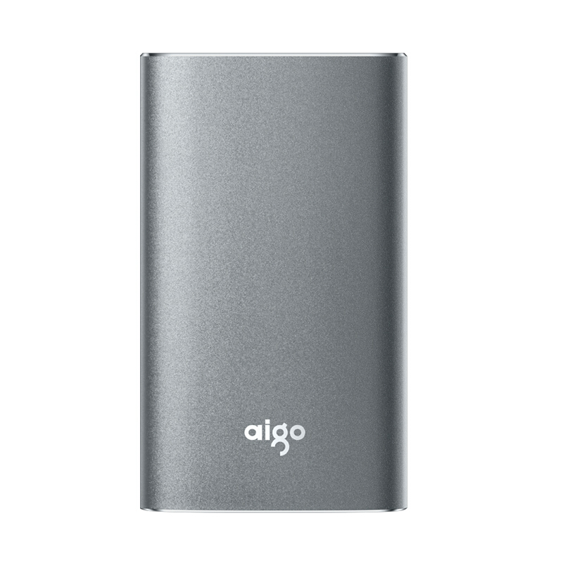 爱国者 aigo S02 移动固态硬盘 1TB 高速 USB3.1 灰色 计价单位:块