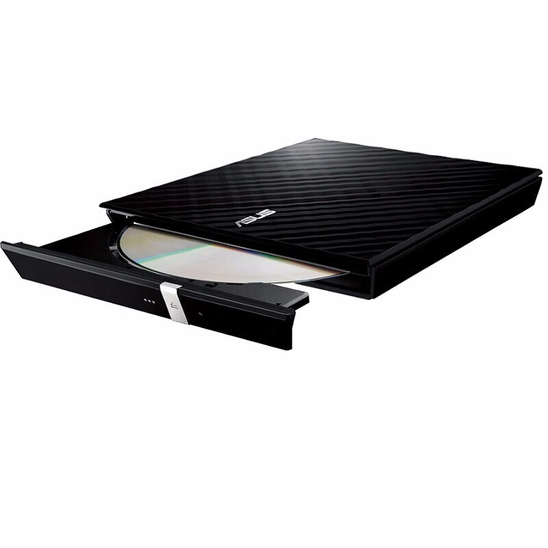 华硕 ASUS （ASUS）SDRW-08D2S-U 外置光驱 DVD刻录机（黑色）兼容苹果Mac系统 计价单位:个