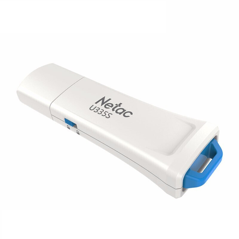 朗科 Netac U335S U盘 128GB USB3.0 白蓝色 计价单位:个
