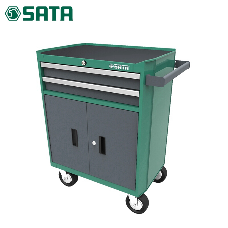 世达 SATA 95123 汽修2抽屉工具车  770*470*896mm 计价单位:个
