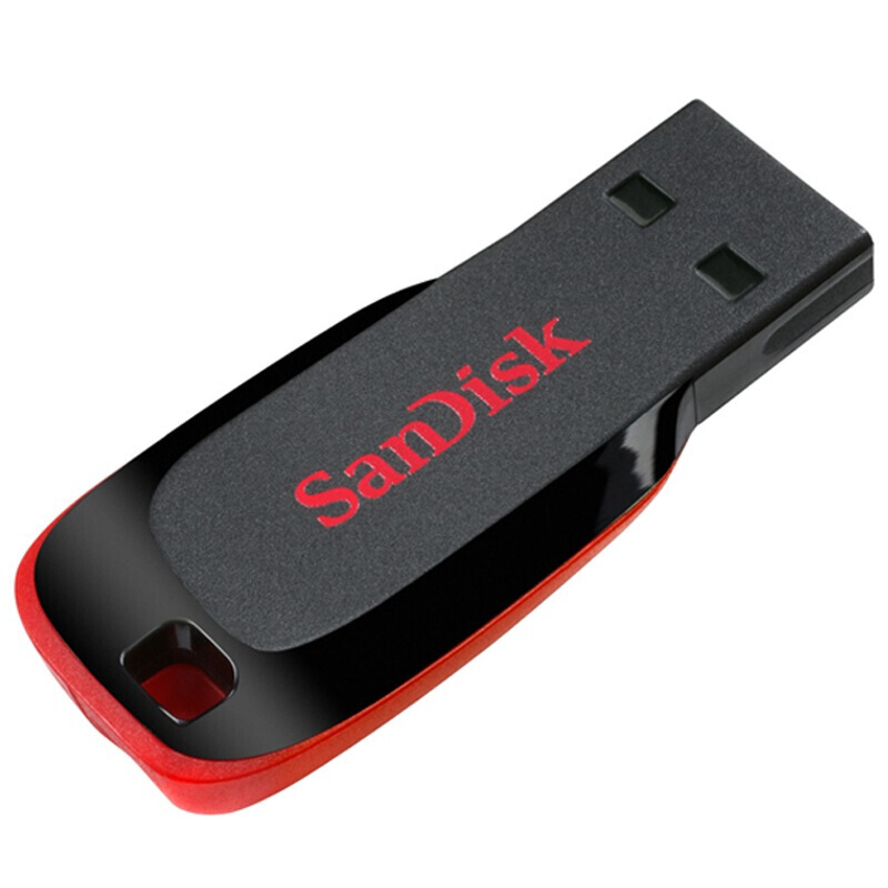 闪迪 SanDisk SDCZ50-064G-Z35  U盘 64GB USB2.0 黑红色 计价单位:个