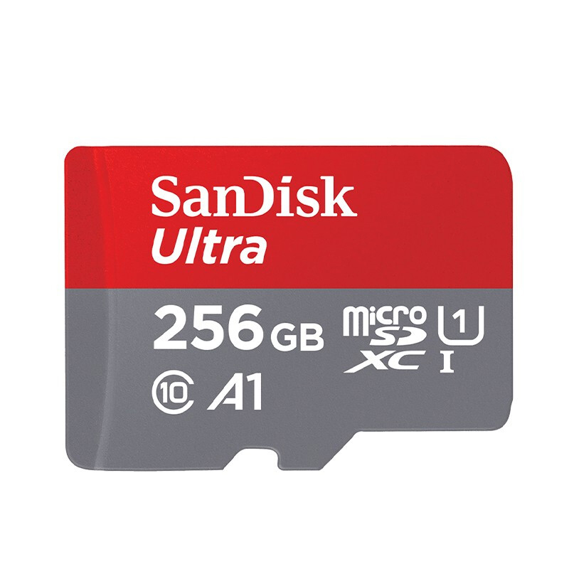 闪迪 SANDISK SDSQUNI-256G-ZN3MN TF存储卡 256GB U1 C10 A1 至尊高速移动版 读速120MB/s 计价单位:张