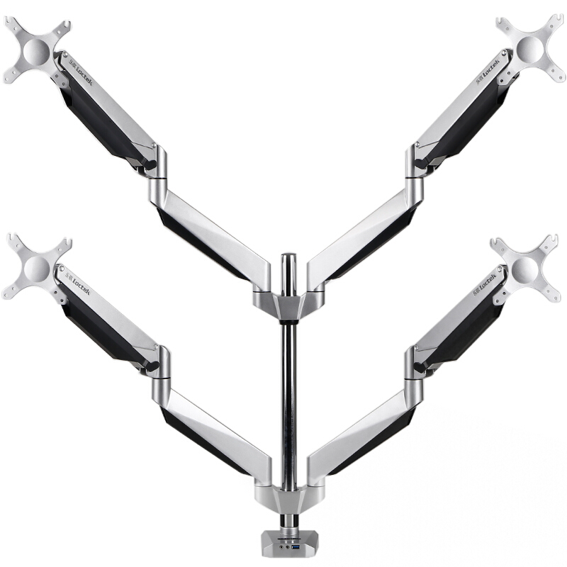 乐歌 Loctek D7Q 四屏显示器支架 计价单位:个 乐歌 Loctek D7Q 四屏显示器支架 计价单位:个