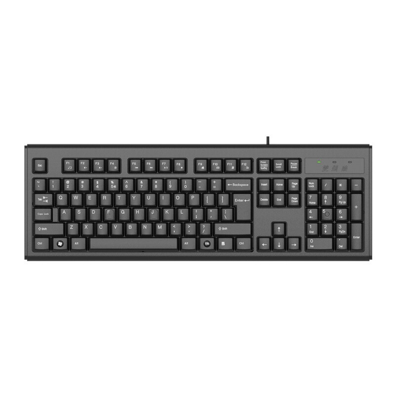 双飞燕 A4TECH WK-100 USB口有线键盘 1.8M线长 计价单位:个