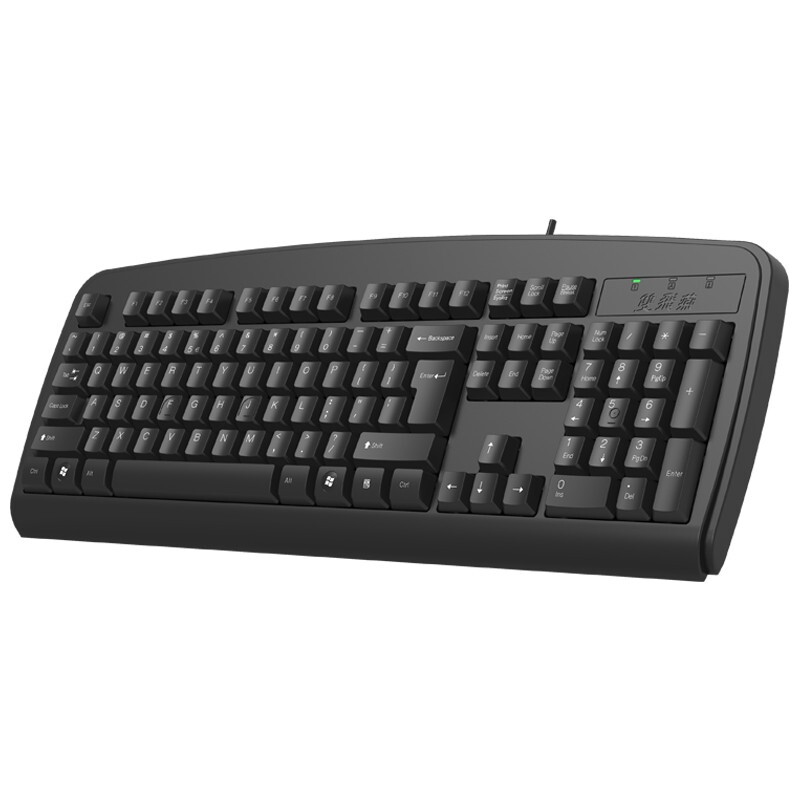 双飞燕  KB-8 有线键盘 USB口 黑色 计价单位: 个