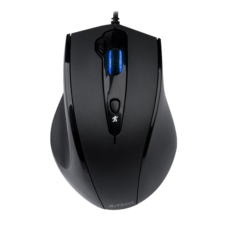 双飞燕 A4tech N-810FXS 有线鼠标 静音版 绅士哑黑 计价单位:个