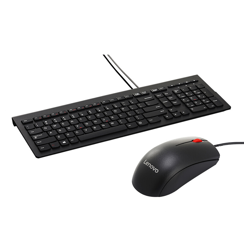 联想 Lenovo M120Pro 有线键盘鼠标套装 黑色 计价单位:套