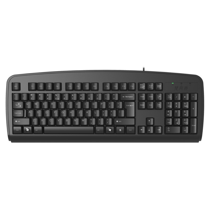 双飞燕  KB-8 有线键盘 USB口 黑色 计价单位: 个