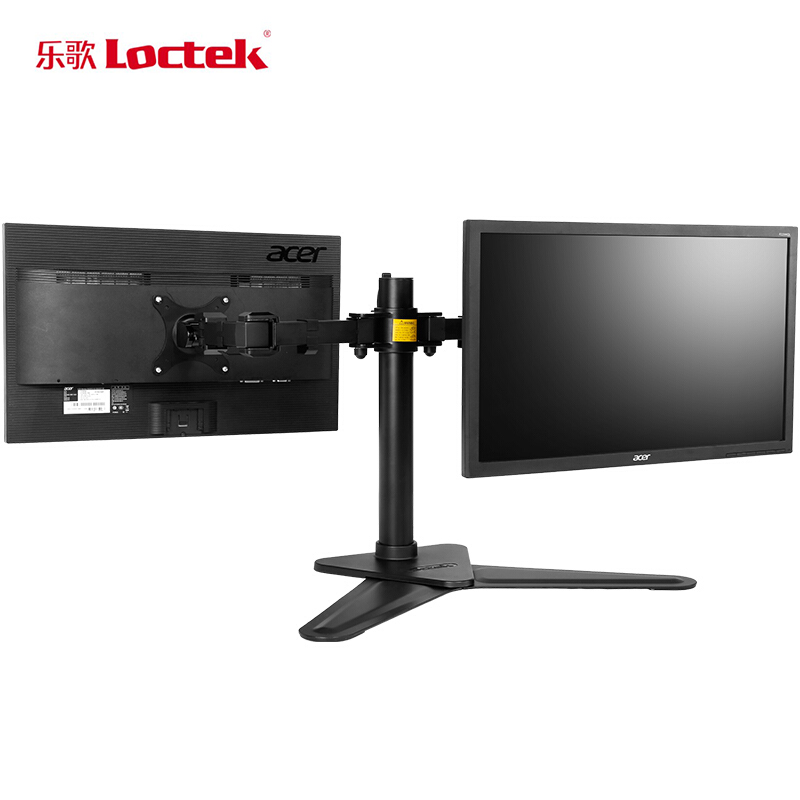 乐歌  D2D 双屏显示器支架 10-30英寸 黑色 计价单位:个