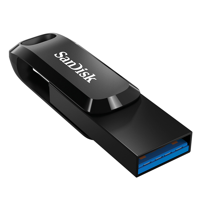 闪迪 SANDISK SDDDC3 U盘 128GB Type-C USB3.1双接口 至尊高速 酷柔 黑色 计价单位:个