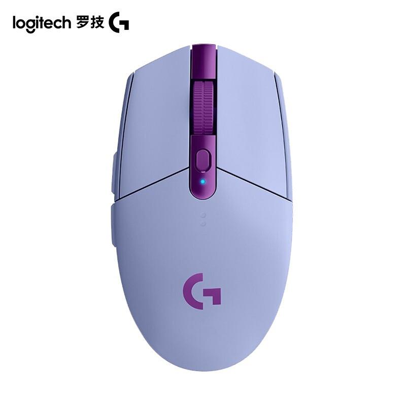 罗技（G） G304  无线鼠标 LIGHTSPEED 12000DPI 淡紫色 计价单位:个