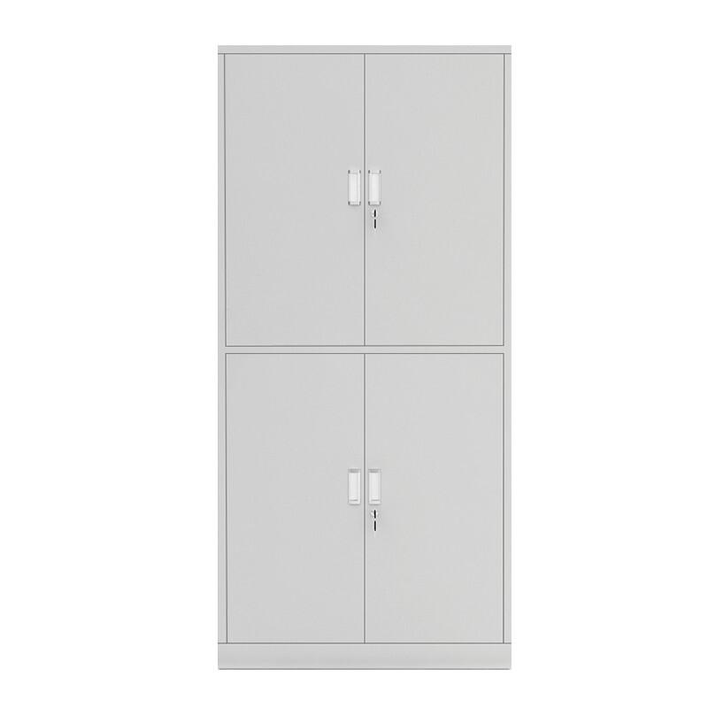 工来工往  850*1800*390mm 通双节加厚文件柜 850*1800*390mm 灰白色 计价单位:组
