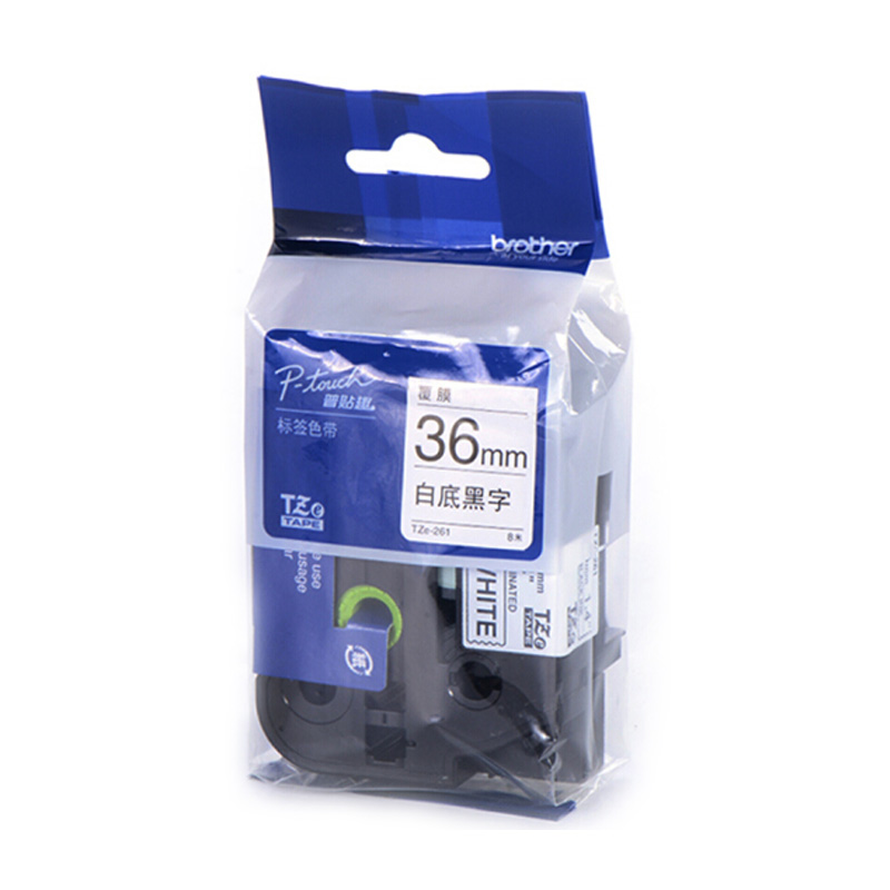 兄弟 brother TZe-261 标签色带 36mm 白底黑字 适用PT3600 9700PC 9800PCN 计价单位:个 兄弟 brother TZe-261 标签色带 36mm 白底黑字 适用PT3600 9700PC 9800PCN 计价单位:个
