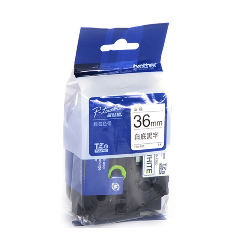 兄弟 brother TZe-261 标签色带 36mm 白底黑字 适用PT3600 9700PC 9800PCN 计价单位:个 兄弟 brother TZe-261 标签色带 36mm 白底黑字 适用PT3600 9700PC 9800PCN 计价单位:个