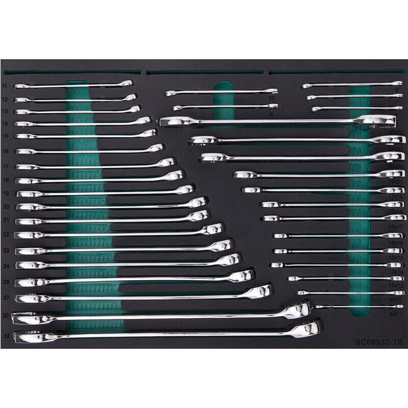世达 SATA 09932 242件通用机修工具车组套 计价单位:台