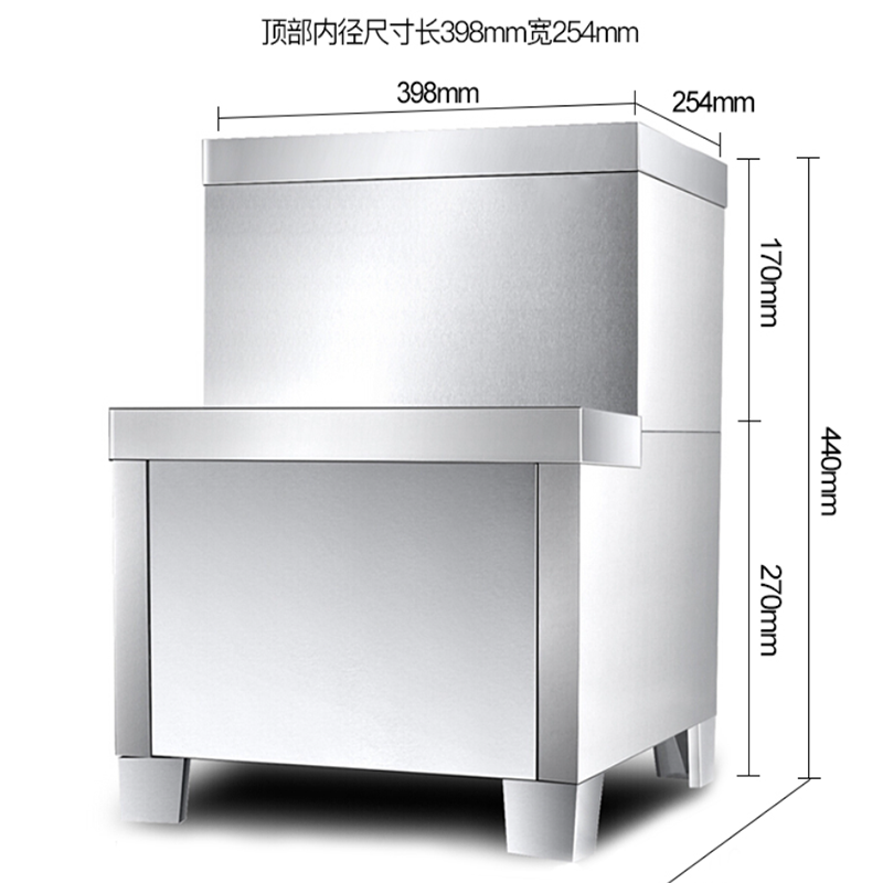 德玛仕 DEMASHI KS-30-60 全自动电热开水器底座  不锈钢  机械式 自动进水  银色 计价单位:台