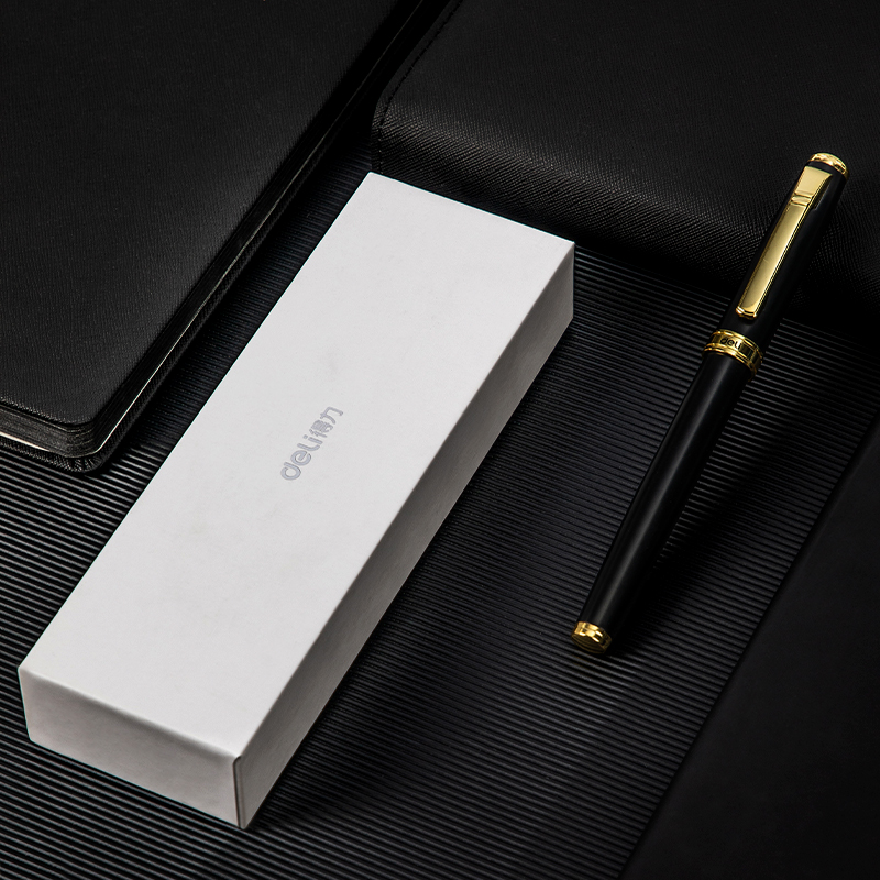 得力 deli S86 签字笔 0.5mm  魅力黑 1支/盒 计价单位:支