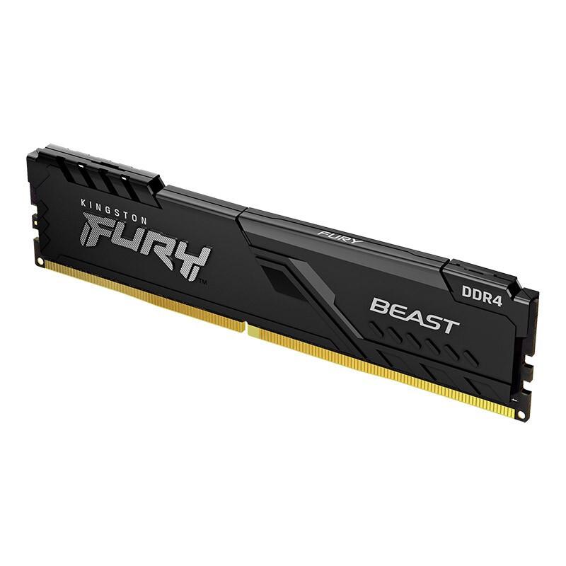 金士顿 KINGSTON DDR4 3600 8GB*2 台式机内存条 DDR4 3600 16GB 8G*2套条 Beast野兽系列 骇客神条 计价单位:套