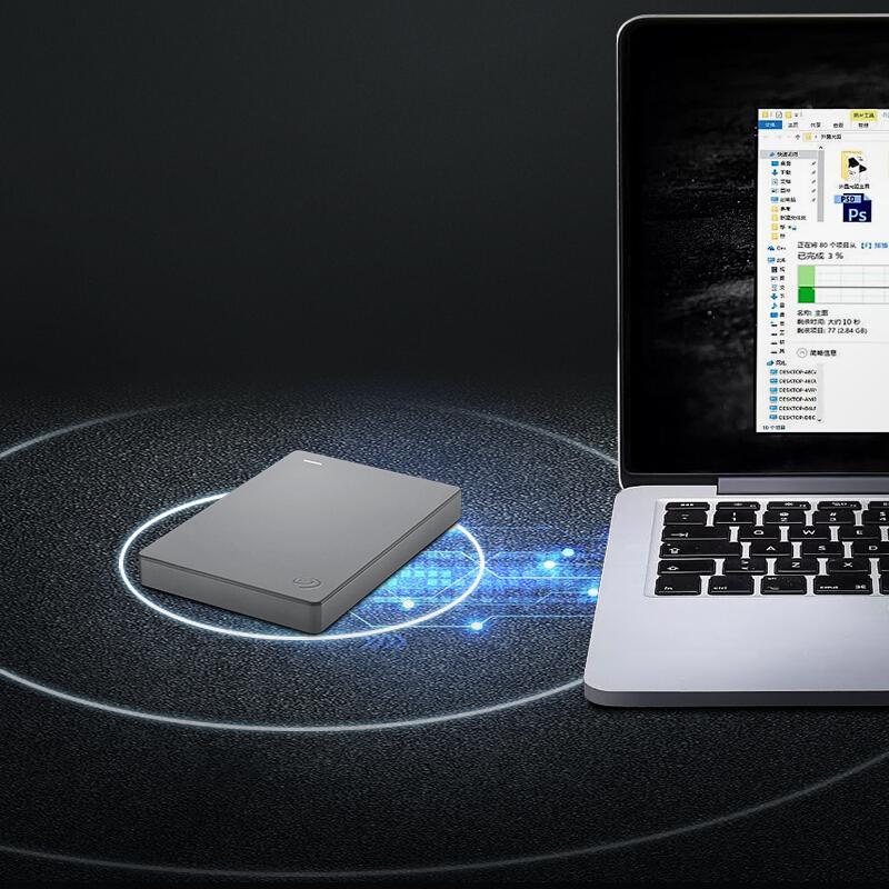 希捷 SEAGATE STJL2000400 移动硬盘 2TB USB3.0 简 2.5英寸 灰色 计价单位:块