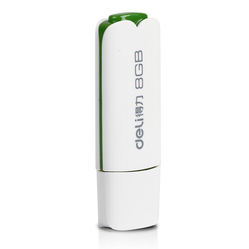 得力 deli 3722 U盘 8G 轻型 白色 计价单位:个