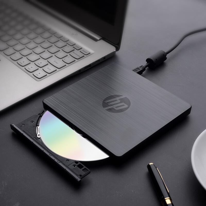 惠普 HP GP70N 外置光驱刻录机 F6V97AA USB 黑色 计价单位:个