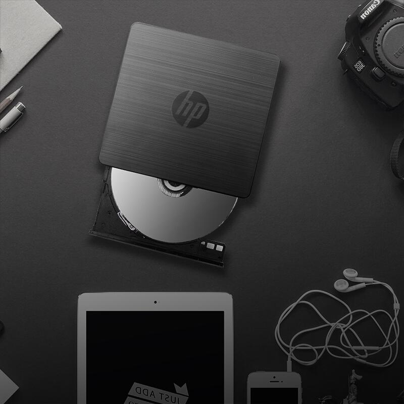 惠普 HP GP70N 外置光驱刻录机 F6V97AA USB 黑色 计价单位:个