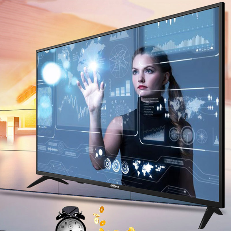 大华 DH-LM55-F400 监控显示器 55英寸液晶 LED背光工业级 HDMI 黑色 1241*719.6*83mm 计价单位:台