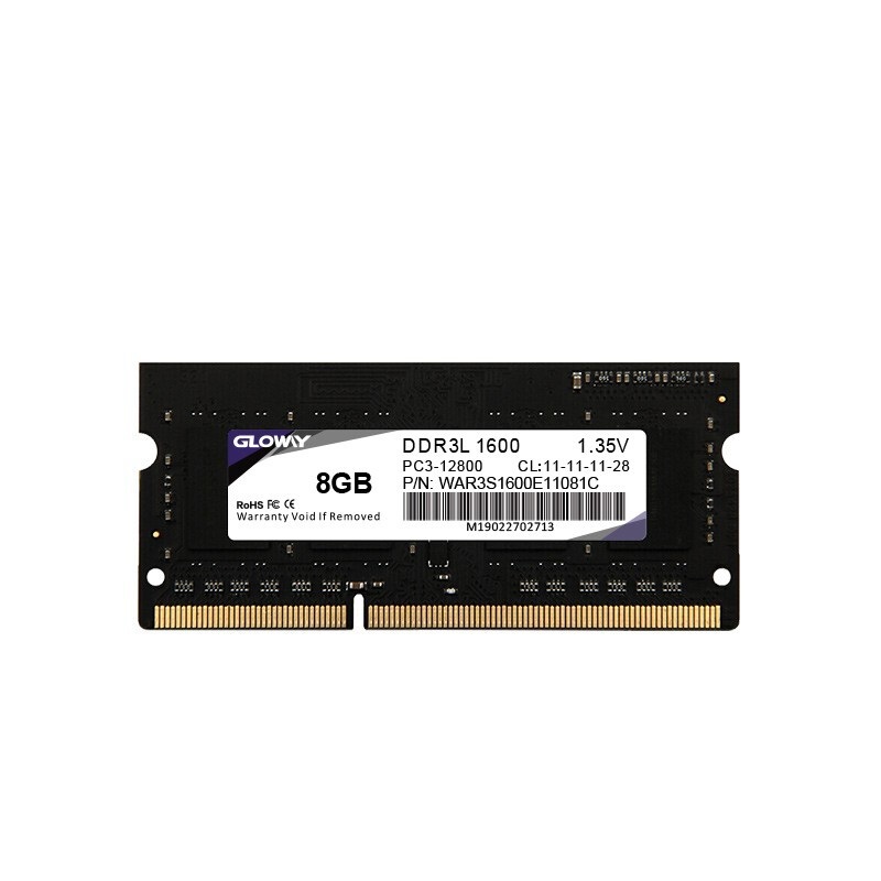 光威 GLOWAY 8GB DDR3L 1600 笔记本内存 战将系列 低电压版 计价单位:个