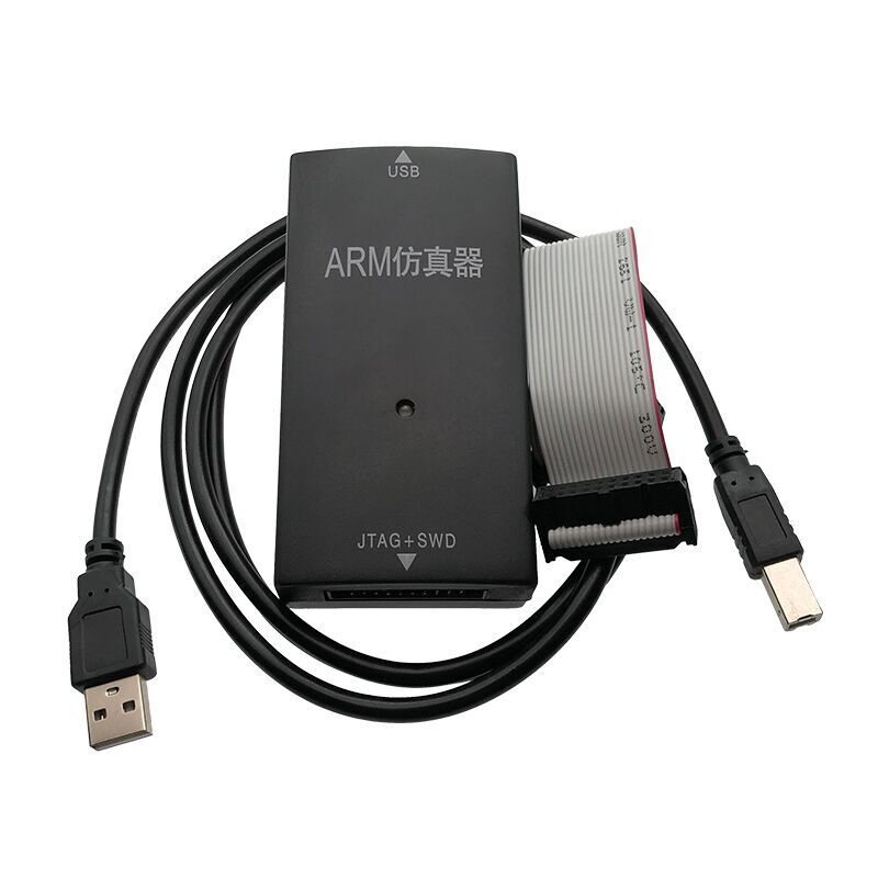 JLINK  V9极速高配版 仿真器 ARM/STM32/JTAG/SWD烧录器单片机开发板 1.8V-5V匹配 标配+转接板+7种排线+40p杜帮线 计价单位:套