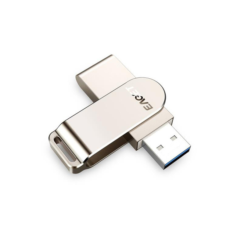 忆捷 EAGET F60 U盘 128GB 银色 计价单位:个