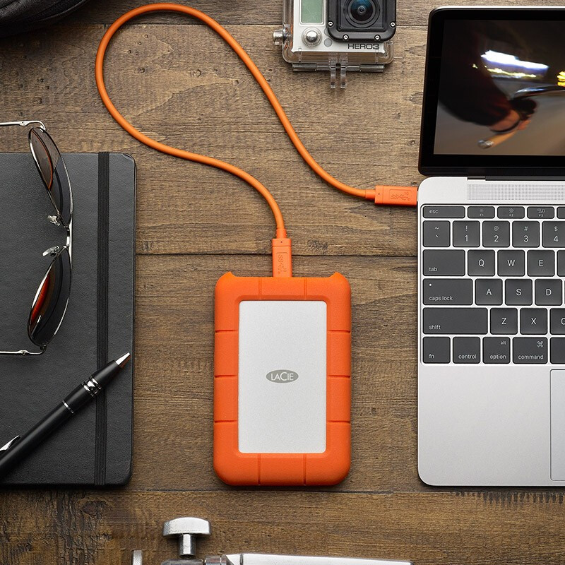 Lacie STFR4000800 移动硬盘 4TB Type-C USB3.1 Rugged 2.5英寸 便携三防 计价单位:个