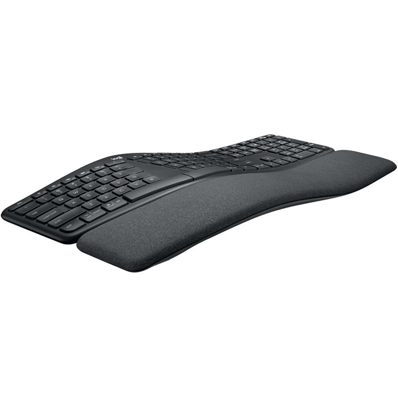 罗技 LOGITECH K860 无线蓝牙键盘 多操作系统 人体工学分体式 黑色 计价单位:台 罗技 LOGITECH K860 无线蓝牙键盘 多操作系统 人体工学分体式 黑色 计价单位:台
