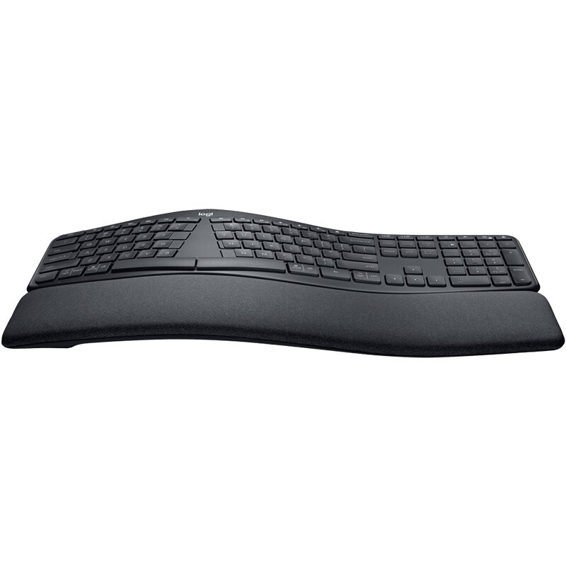 罗技 LOGITECH K860 无线蓝牙键盘 多操作系统 人体工学分体式 黑色 计价单位:台 罗技 LOGITECH K860 无线蓝牙键盘 多操作系统 人体工学分体式 黑色 计价单位:台