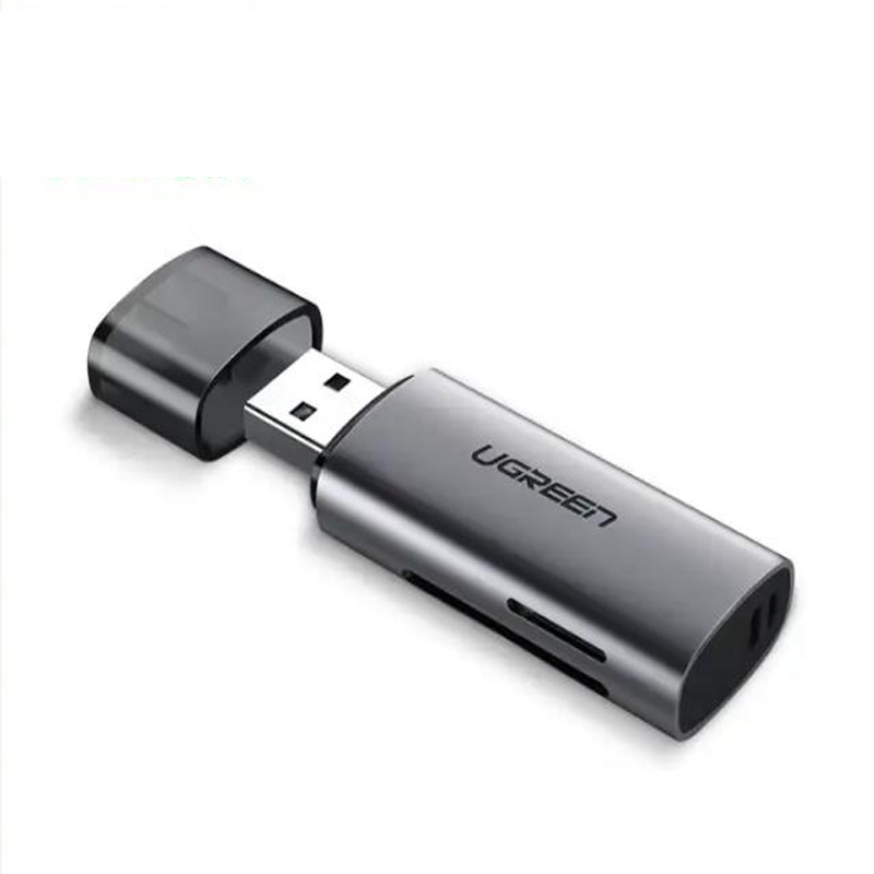 绿联 UGREEN 60723 USB3.0高速读卡器 多功能SD/TF二合一读卡器  计价单位:个