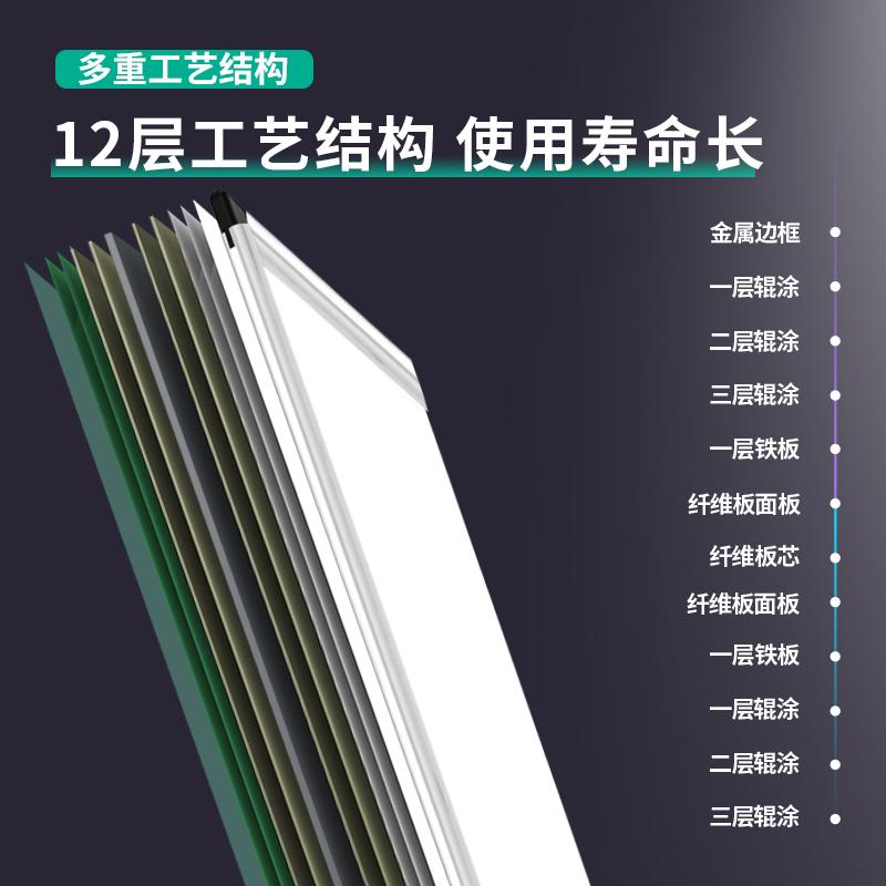 得力 deli 50095 H型架双面板 白板+绿板 1200*900mm  计价单位:架