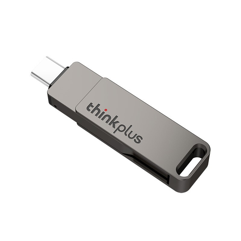 联想Thinkplus  MU90 双接口U盘 USB3.2 64G 灰色 计价单位: 个