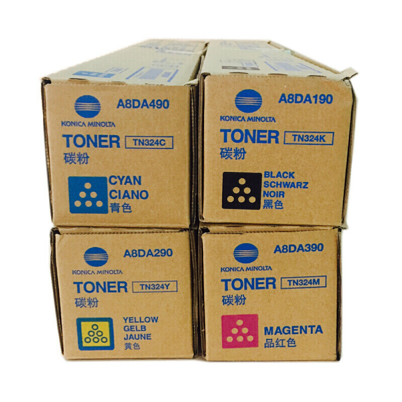柯尼卡美能达 KONICA MINOLTA TN324K 墨粉 黑色 适用C308 C368 计价单位: 支