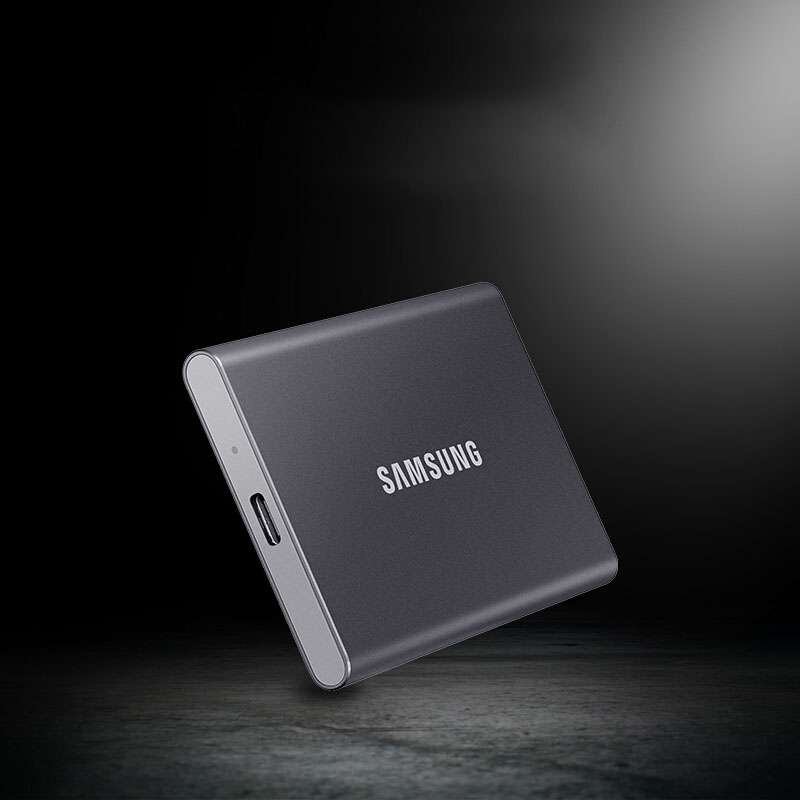 三星 SAMSUNG T7 移动固态硬盘 2TB Type-c USB 3.2  NVMe传输速度1050MB/s  灰色 计价单位:个